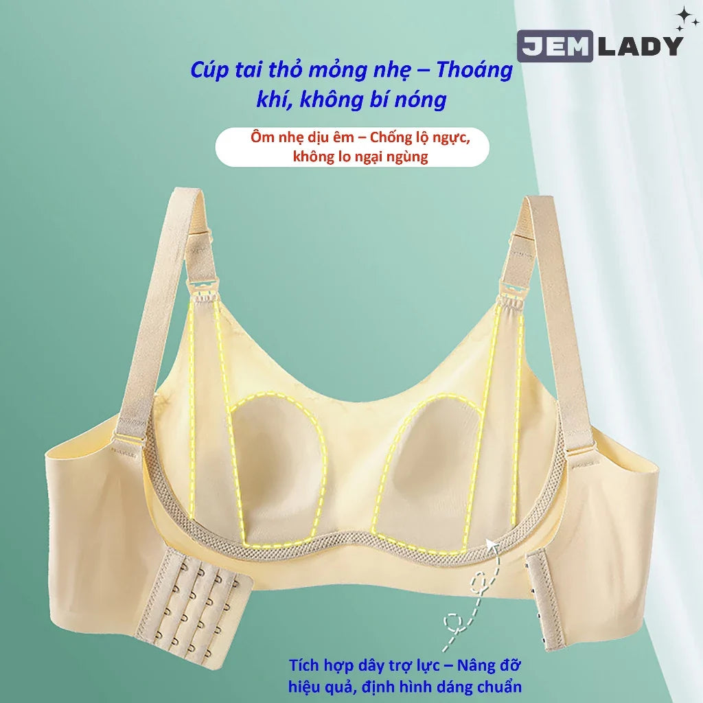 AL20 - Women's Lace Bra Sexy and Alluring Wireless